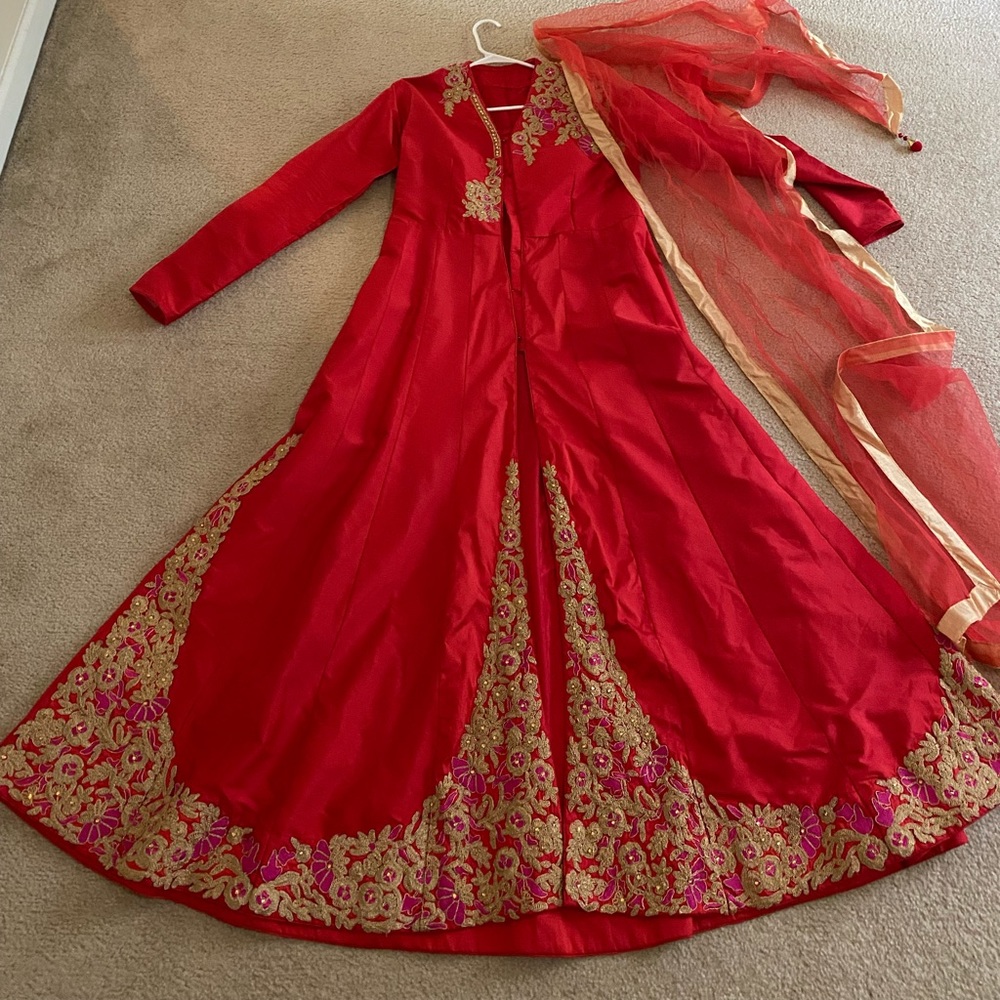 Pakistani/Indian Gown Dress 2 piece set